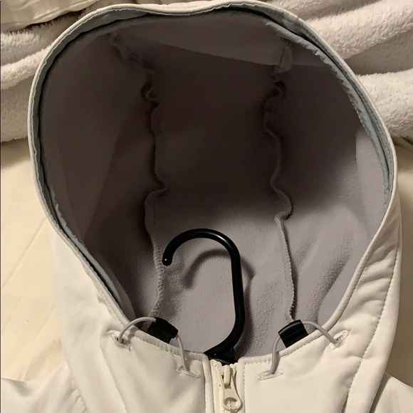 Columbia jacket with hood greyish white medium - Picture 7 of 11